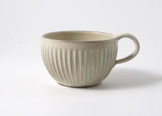 【新品未使用/稀少】　宇田康介　大皿　鉄釉しのぎプレート　8寸皿　入手困難 宇田康介｜ころは -うつわと道具と喫茶室-