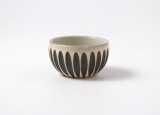 【新品未使用/稀少】　宇田康介　大皿　鉄釉しのぎプレート　8寸皿　入手困難 宇田康介｜ころは -うつわと道具と喫茶室-