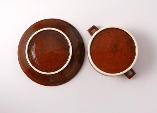 宇田康介 飴釉グラタン皿 2個セット 宇田康介 飴釉グラタン皿 2個セット 宇田康介 飴釉グラタン皿 2
