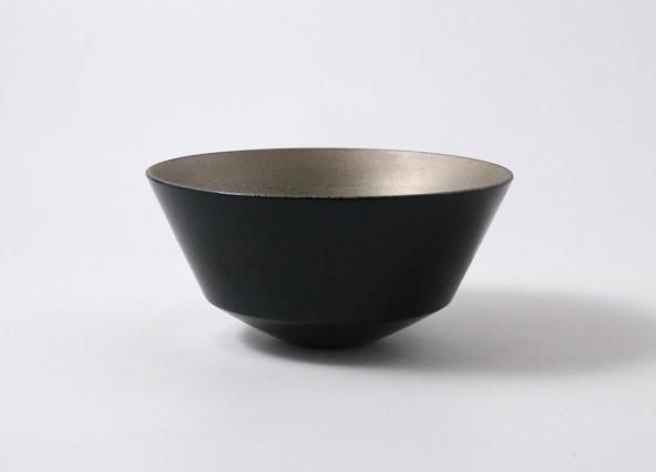 WEB展示】角深鉢5寸・黒漆＋錫｜後藤睦 - ころは online store