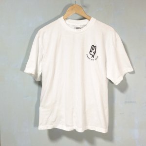 s.a.s. 半袖ビッグシルエットTシャツ〈白／M〉
