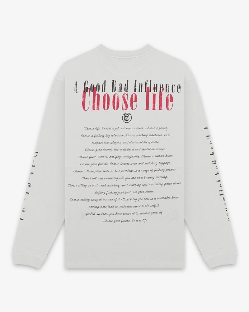 CHOOSE LIFE LONG SLEEVE T-SHIRT