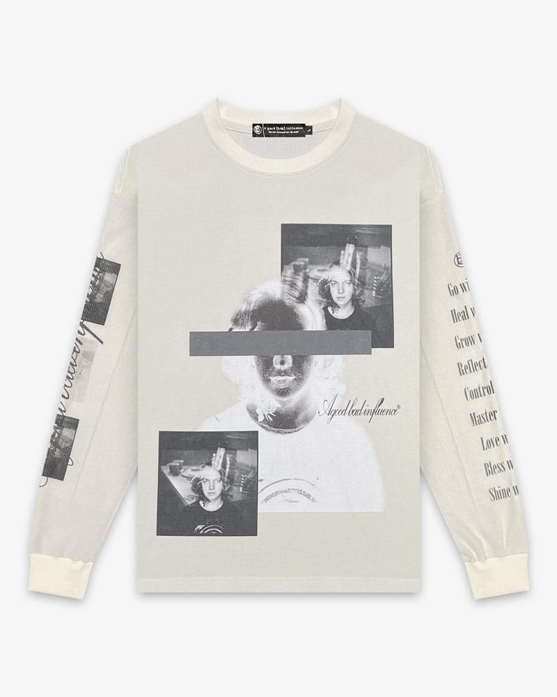 DON'T LOOK WAFFLE L/S TEE
