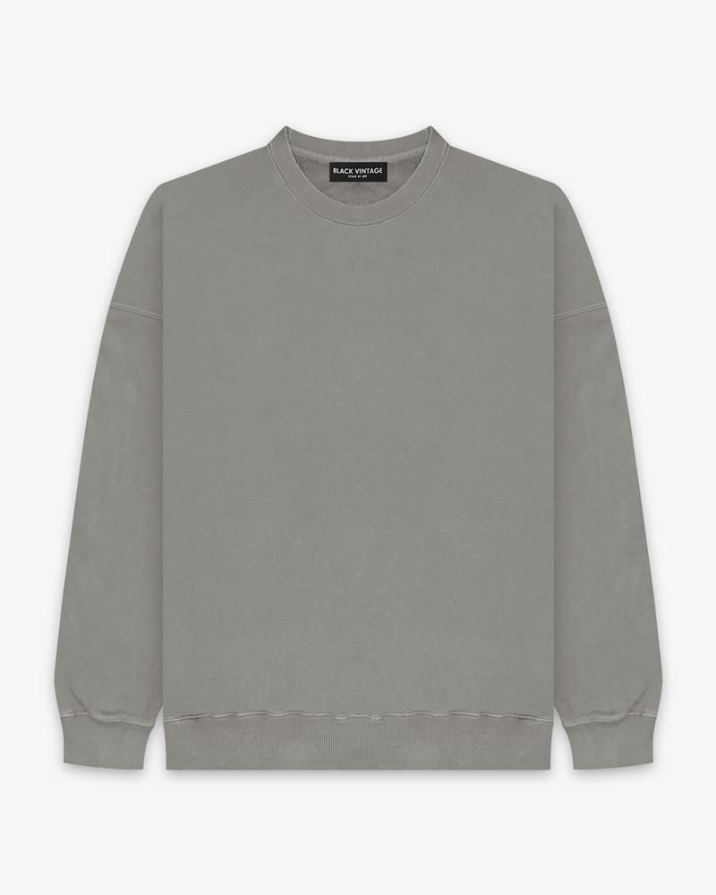 BLACK VINTAGE VINTAGE SWEAT SHIRTS(10.0oz)