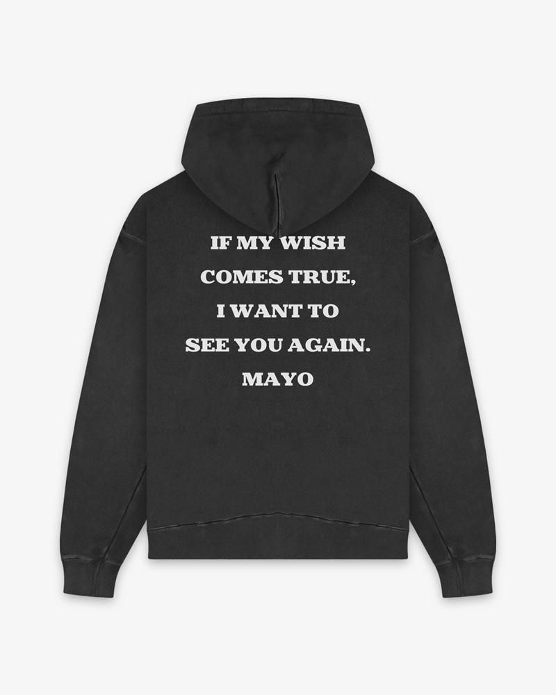 BLACK VINTAGE MAYO VINTAGE PULLOVER HOODIE(10.0oz)