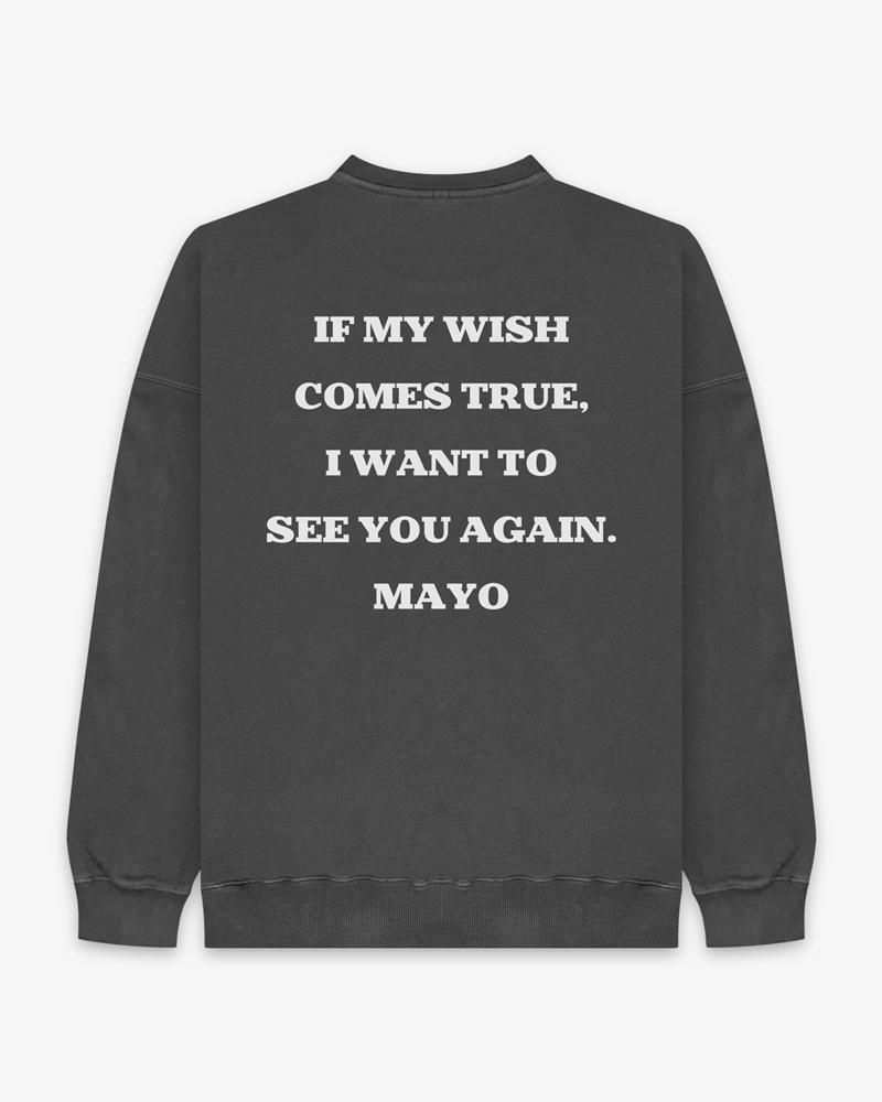 BLACK VINTAGE MAYO VINTAGE SWEAT SHIRTS(10.0oz)