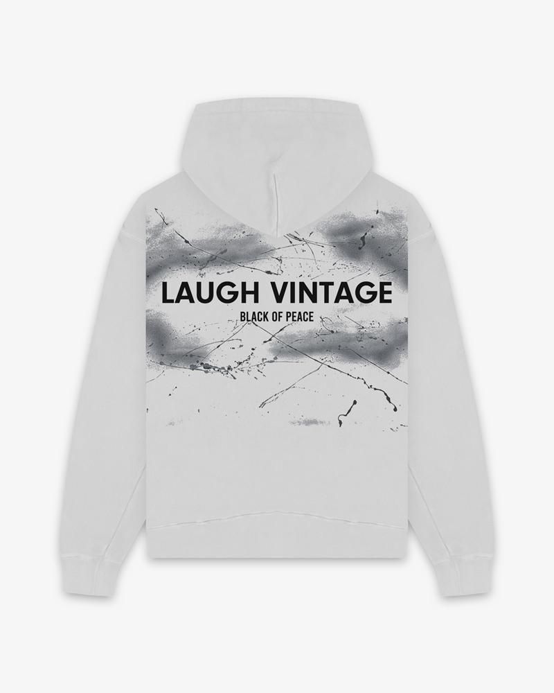 LAUGH VINTAGE PULLOVER HOODIE(10.0oz)