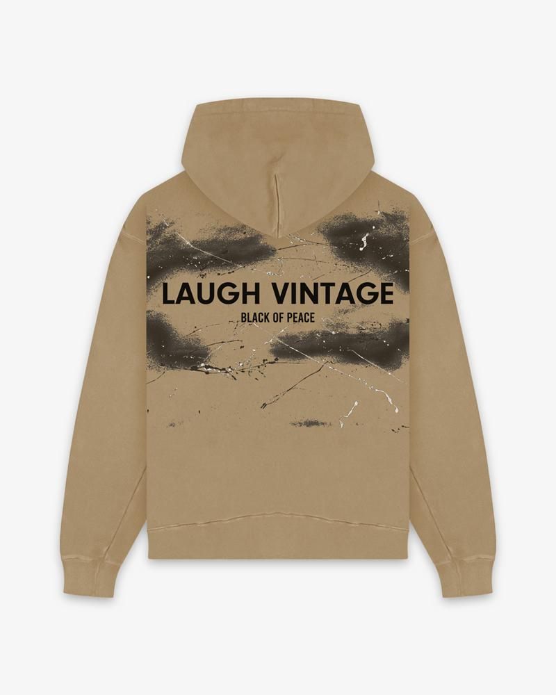 LAUGH VINTAGE PULLOVER HOODIE(10.0oz)