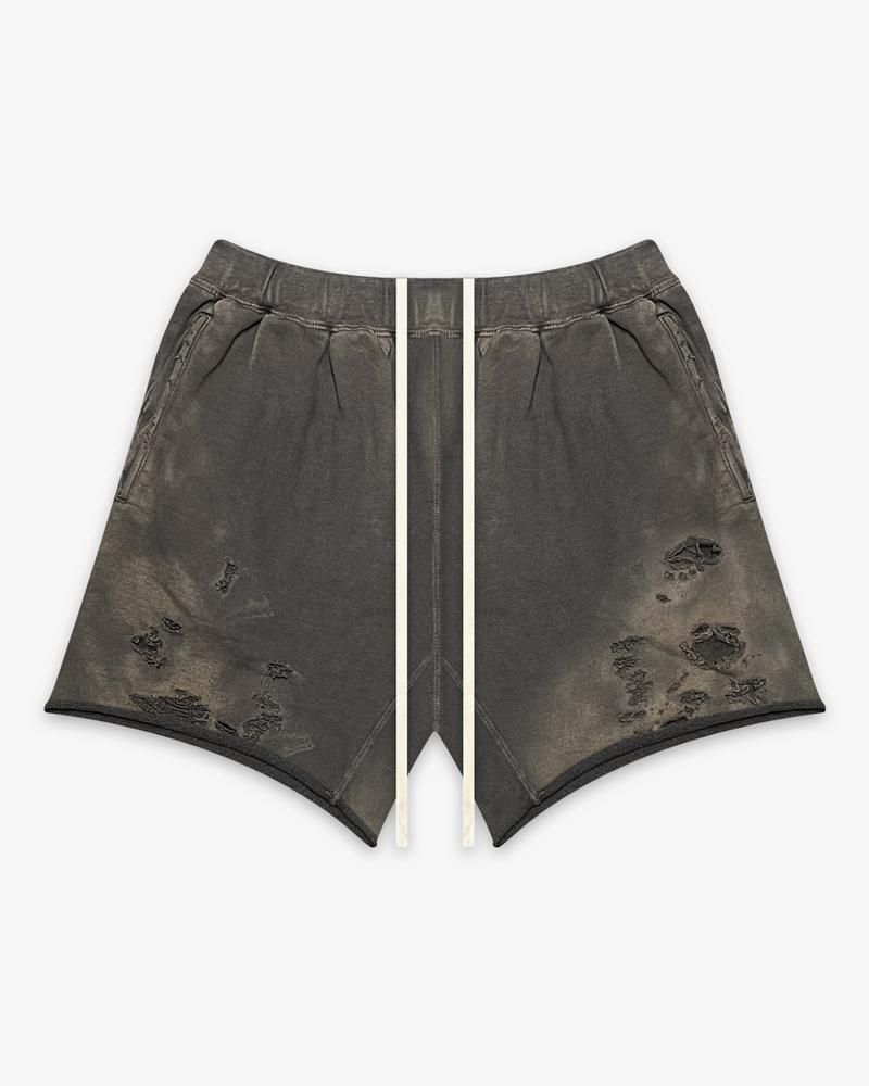 SWEAT SHORTS BURNER PROCESSING