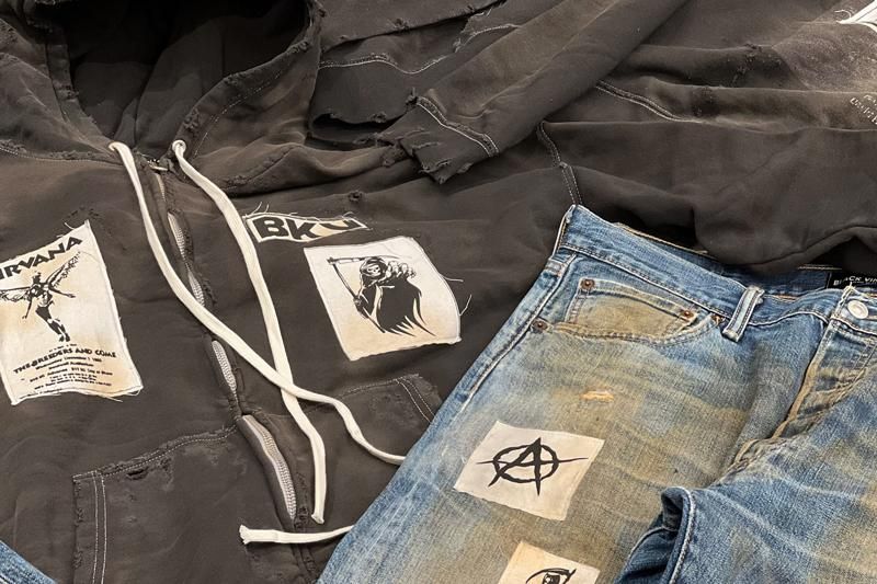 BLACK VINTAGE PATCHWORKING COLLECTION 1