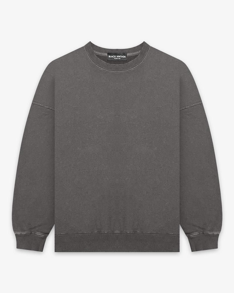 CREWNECK SWEAT SHIRTS VINTAGE DYEING