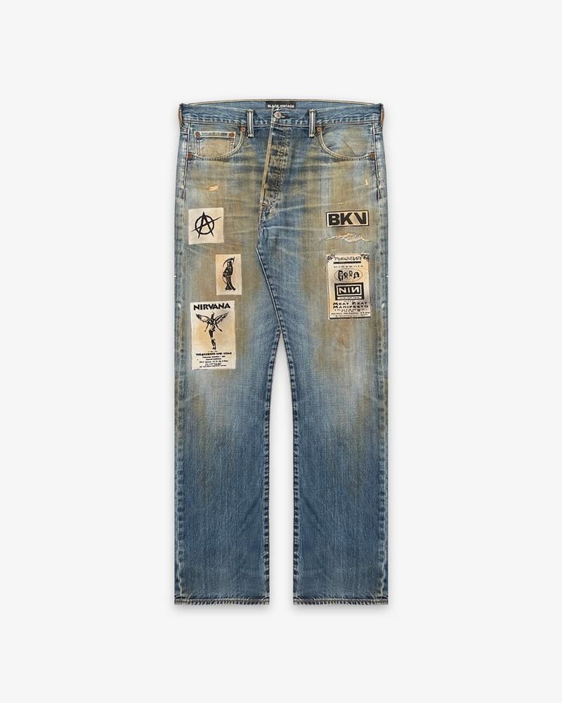 DENIM 5O1 PATCHWORKING