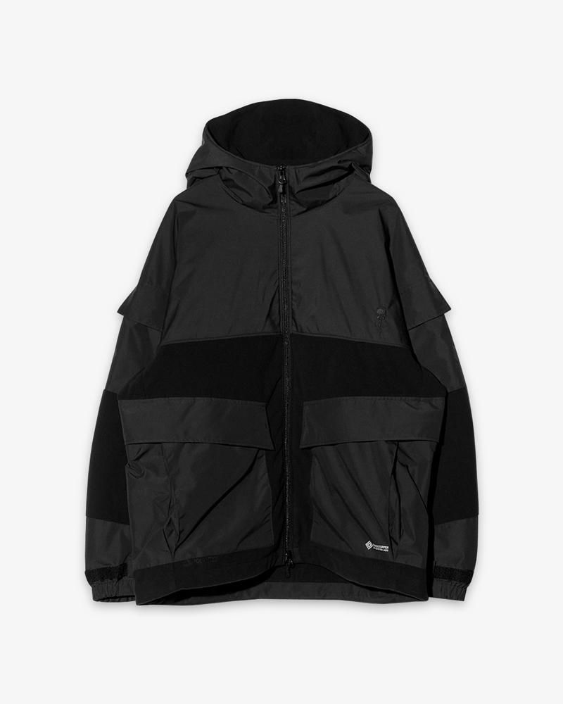 D-VEC ALMOSTBLACK WINDSTOPPER BY GORE-TEX LABS 2L POLARTEC JACKET