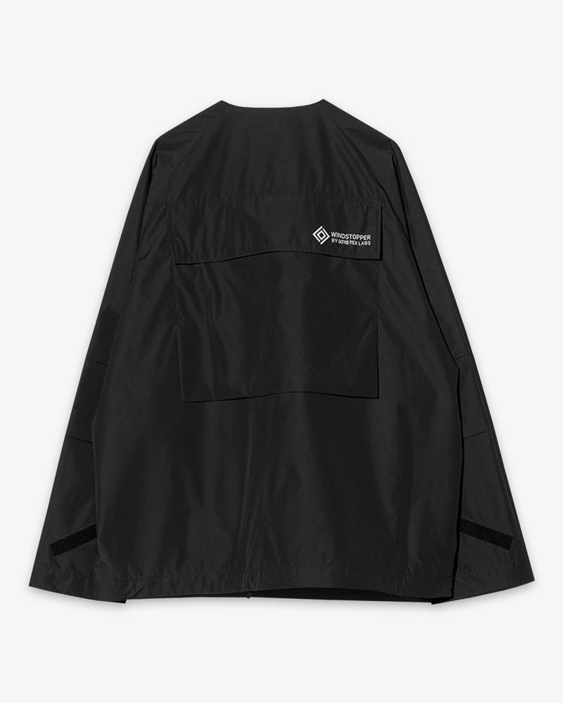D-VEC ALMOSTBLACK WINDSTOPPER BY GORE-TEX LABS 2L SHRTS JACKET