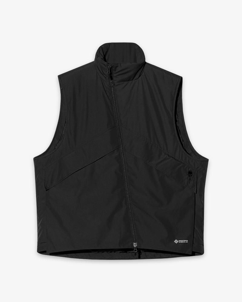 D-VEC ALMOSTBLACK WINDSTOPPER BY GORE-TEX LABS 2L PRIMALOFT VEST