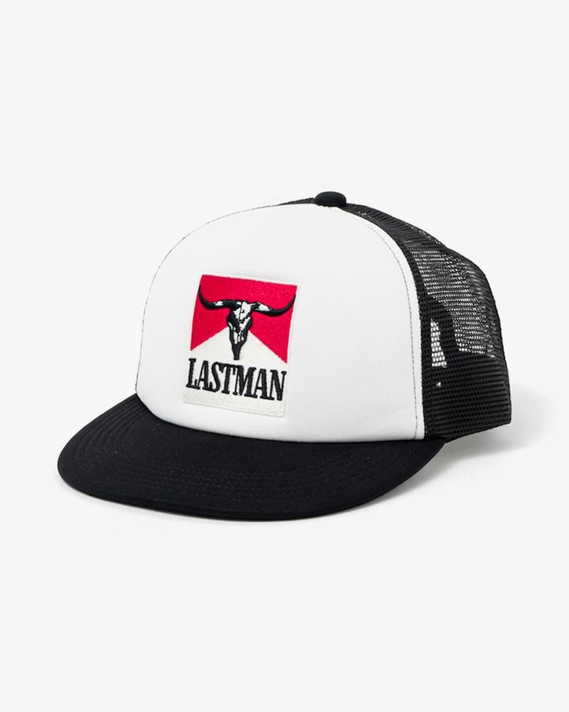 EMBROIDERED TRUCKER CAP TABACO