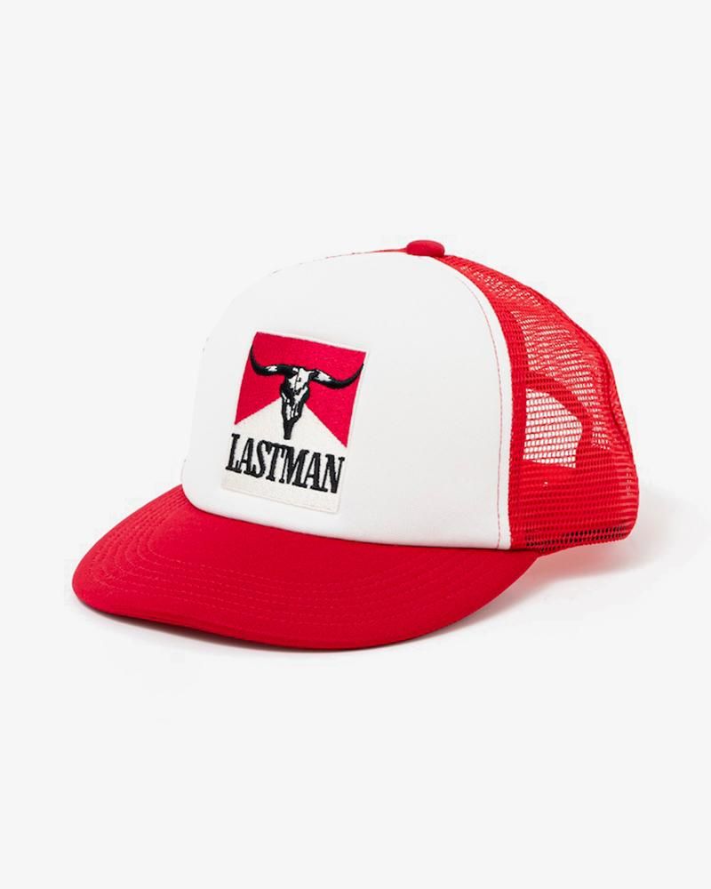 EMBROIDERED TRUCKER CAP TABACO