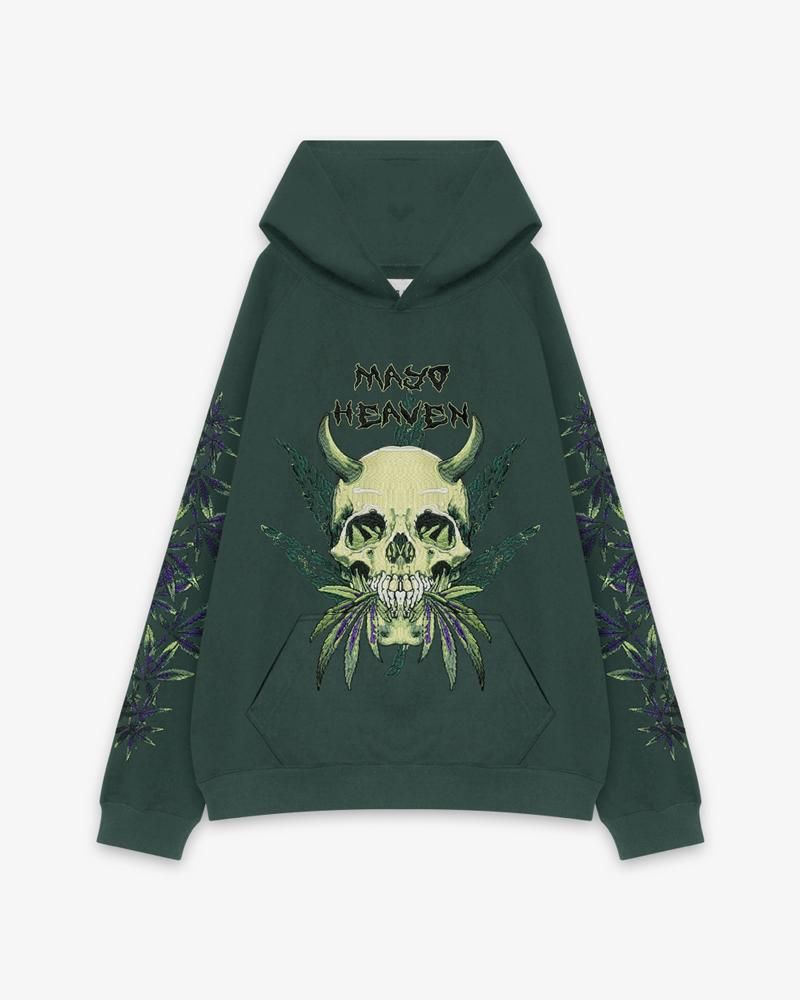 MAYO DEVIL SKULL EMBROIDERY HOODIE