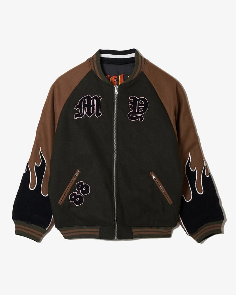 MAYO FIRE EMBROIDERY REVERSIBLE SOUVENIR JACKET