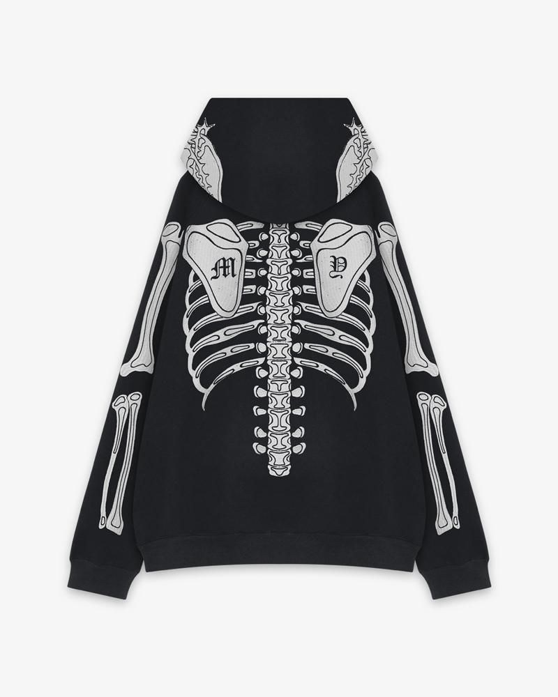 MAYO BONES EMBROIDERY HOODIE
