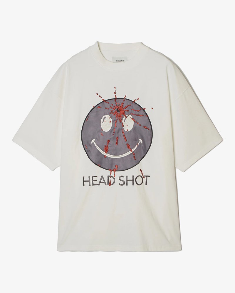 HEAD SHOT EMBROIDERY SHORT SLEEVE TEE