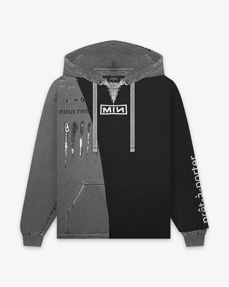 BOOTLEG LAYERED HOODIE(SHINE)