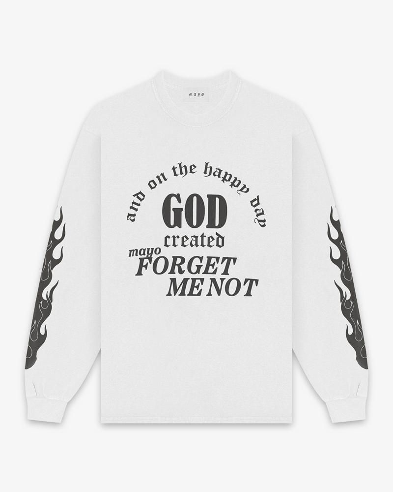 GOD CREATED LONG SLEEVE TEE