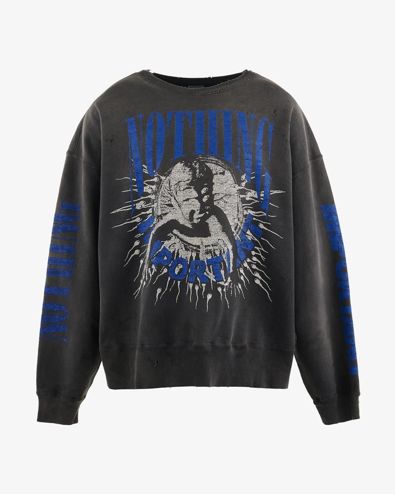 KK_CREW NECK SWEAT SHIRT NOTHNG IMP