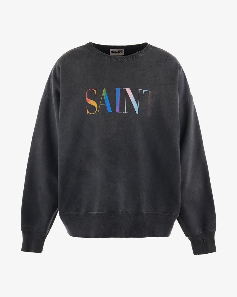 CREW NECK SWEAT SHIRT RAINBOW SAINT