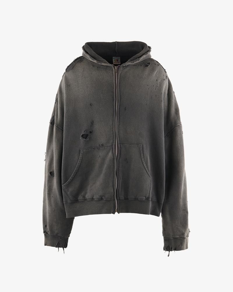 HOODIE DOUBLE-FACE ZIP