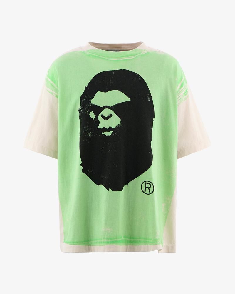 BAPE_SS TEE HANDPRINT