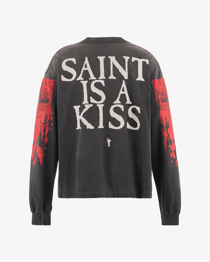 LS TEE SAINT IS A KISS