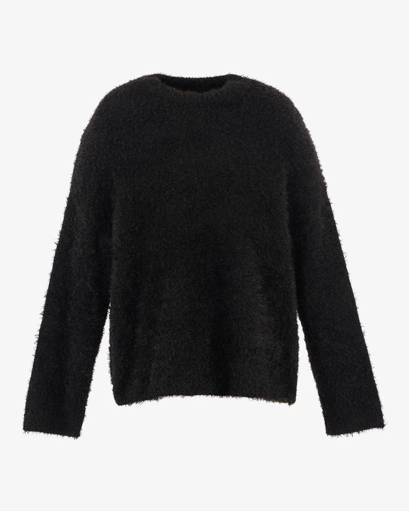 CRW NECK KNIT GLITTER
