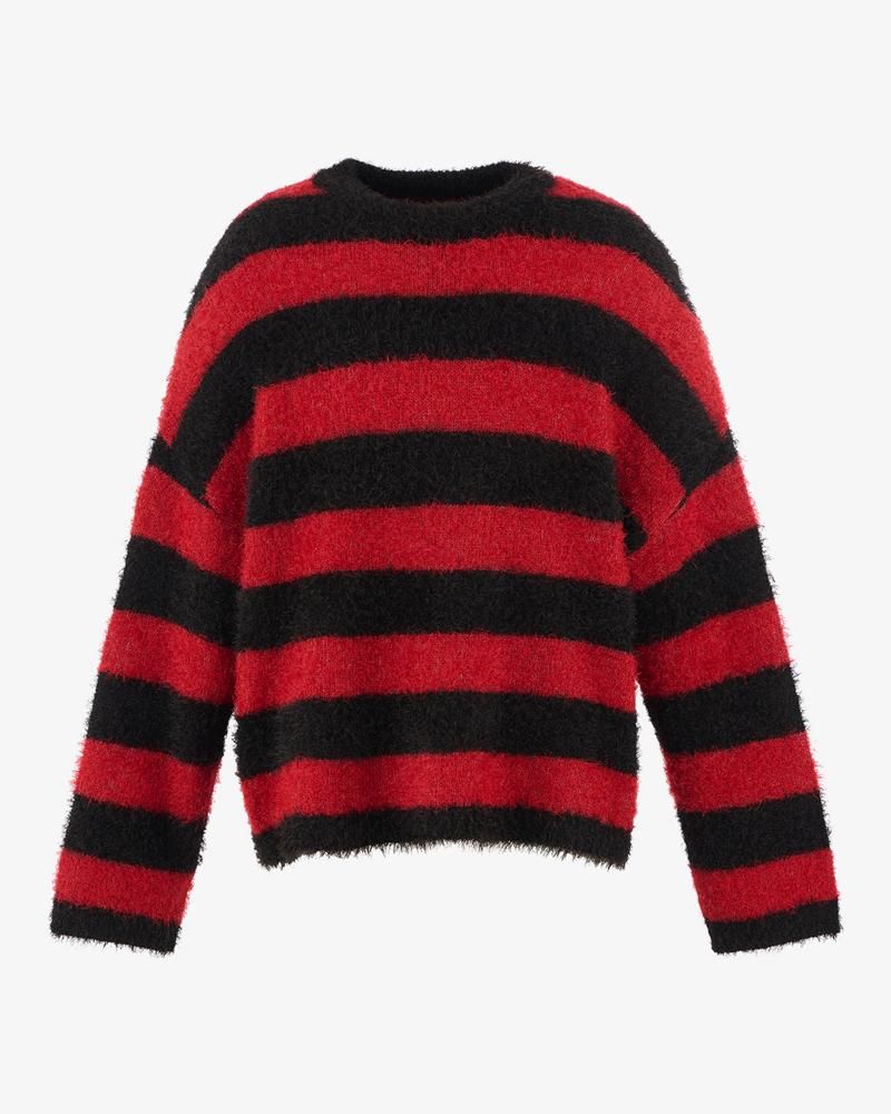 CRW NECK KNIT GLITTER