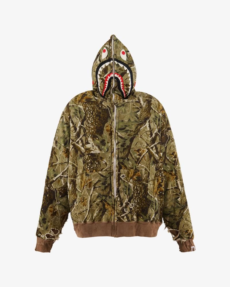 BAPE_ZIP HOODIE SAHARK