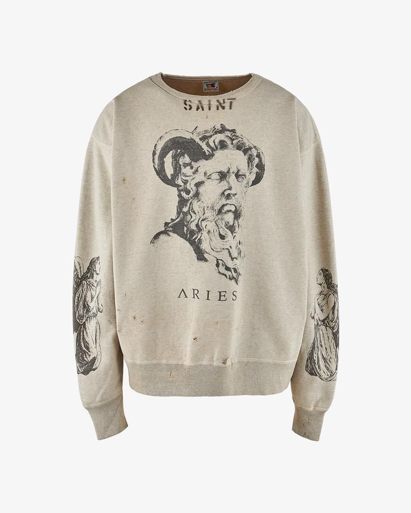 SAINT MXXXXXX ARS CREW SWEAT SHIRT MR ARIES