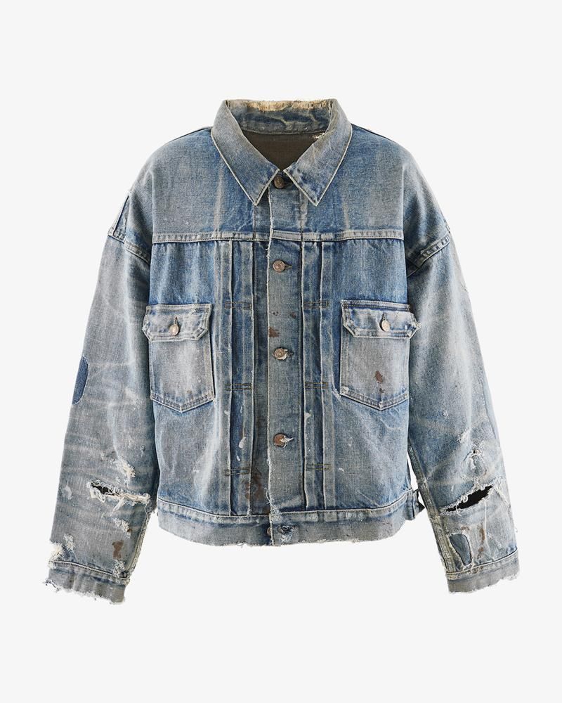SAINT MXXXXXX BJ DENIM JKT DAMAGE