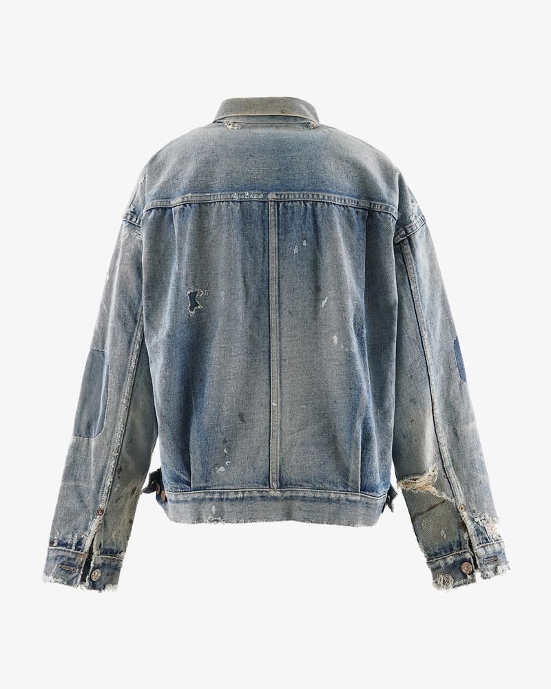 SAINT MXXXXXX BJ DENIM JKT DAMAGE