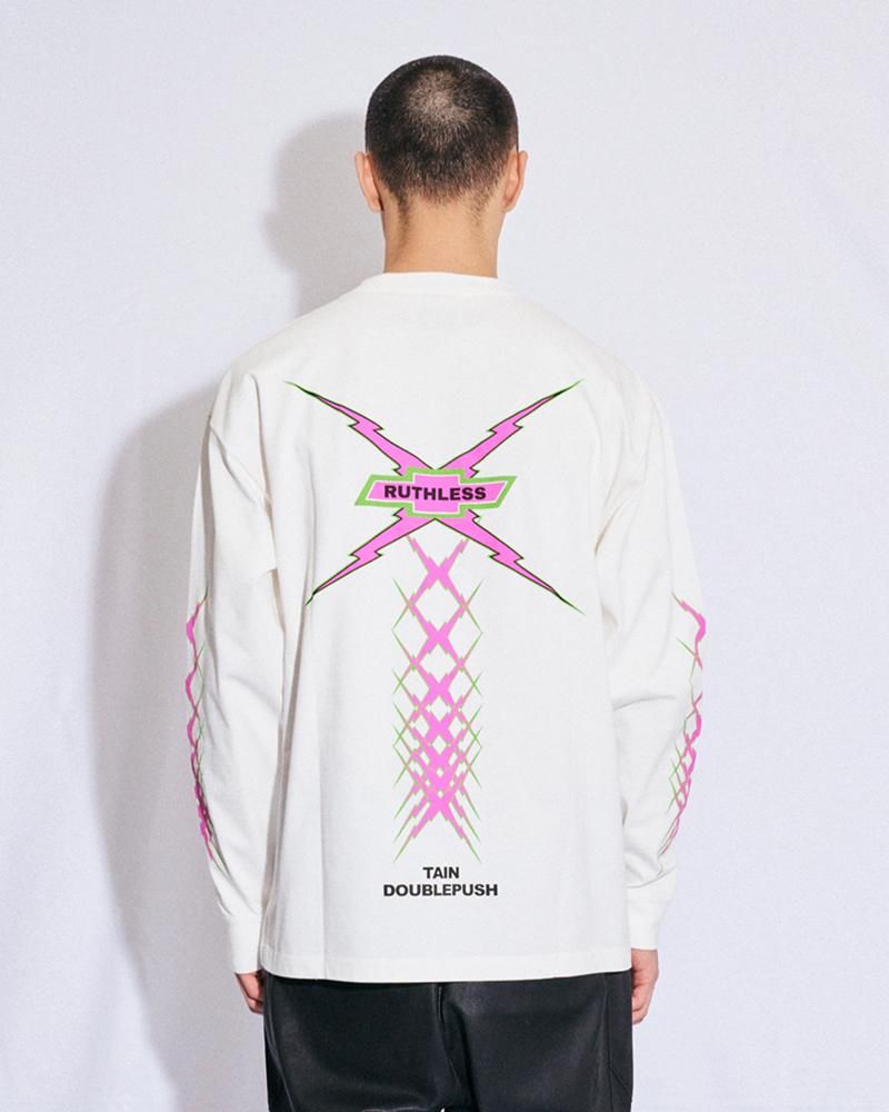TAIN DOUBLE PUSH NO.84 LONG SLEEVE T-SHIRTS