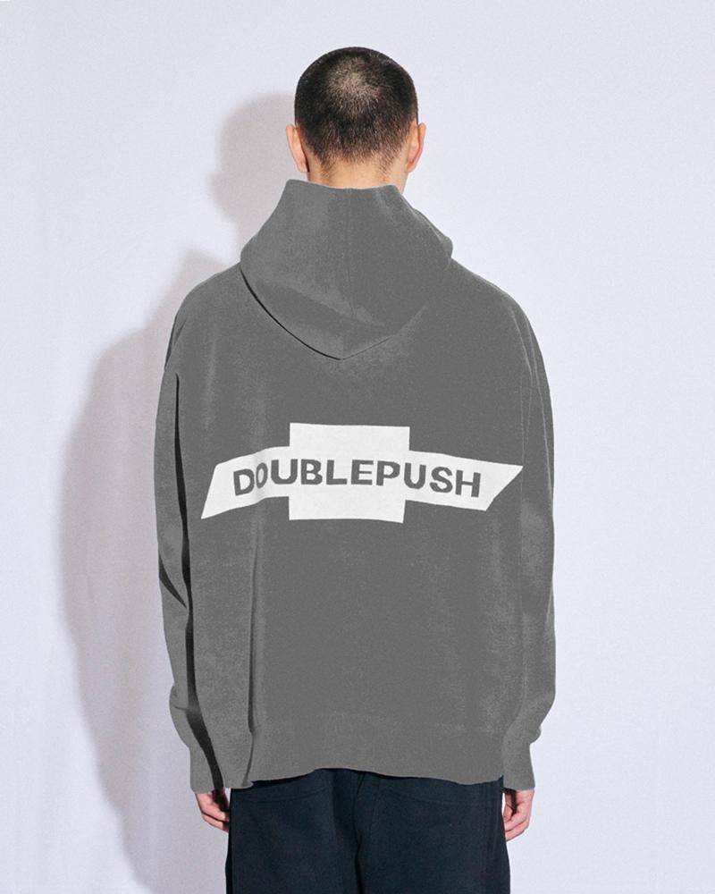 TAIN DOUBLE PUSH NO.84 KNIT P/O HOODIE