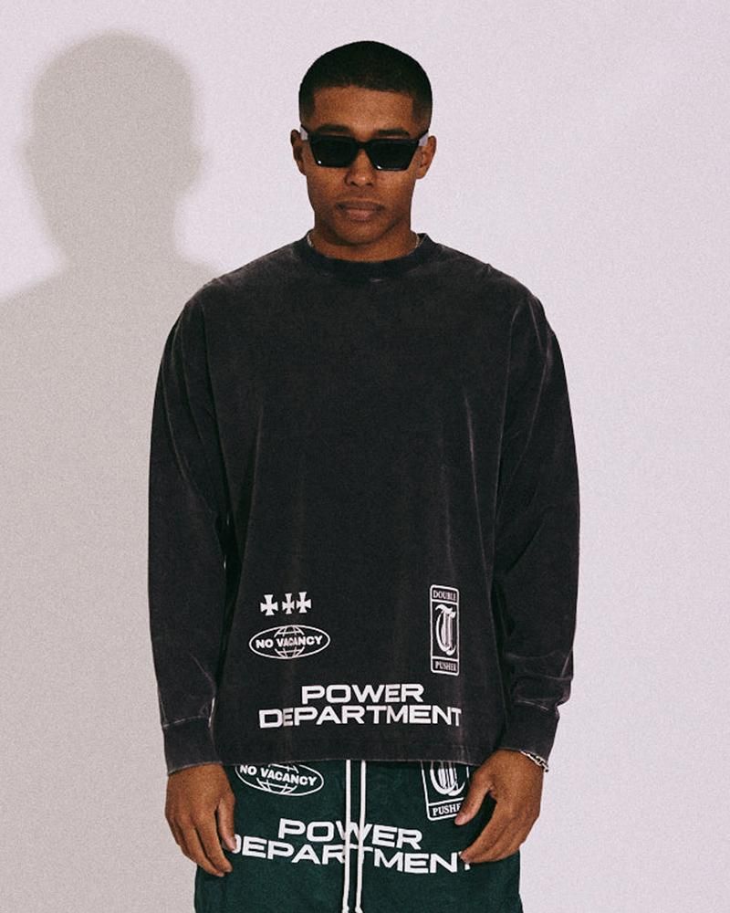 TAIN DOUBLE PUSH セットアップ　グレー　　　タインダブルプッシュ TAIN DOUBLE PUSH -タイン ダブルプッシュ-オフィシャル通販