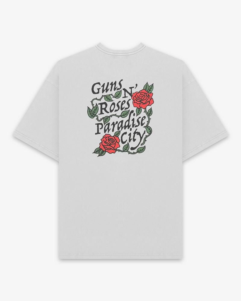 GUNS N' ROSES BACK LOGO SS TEE