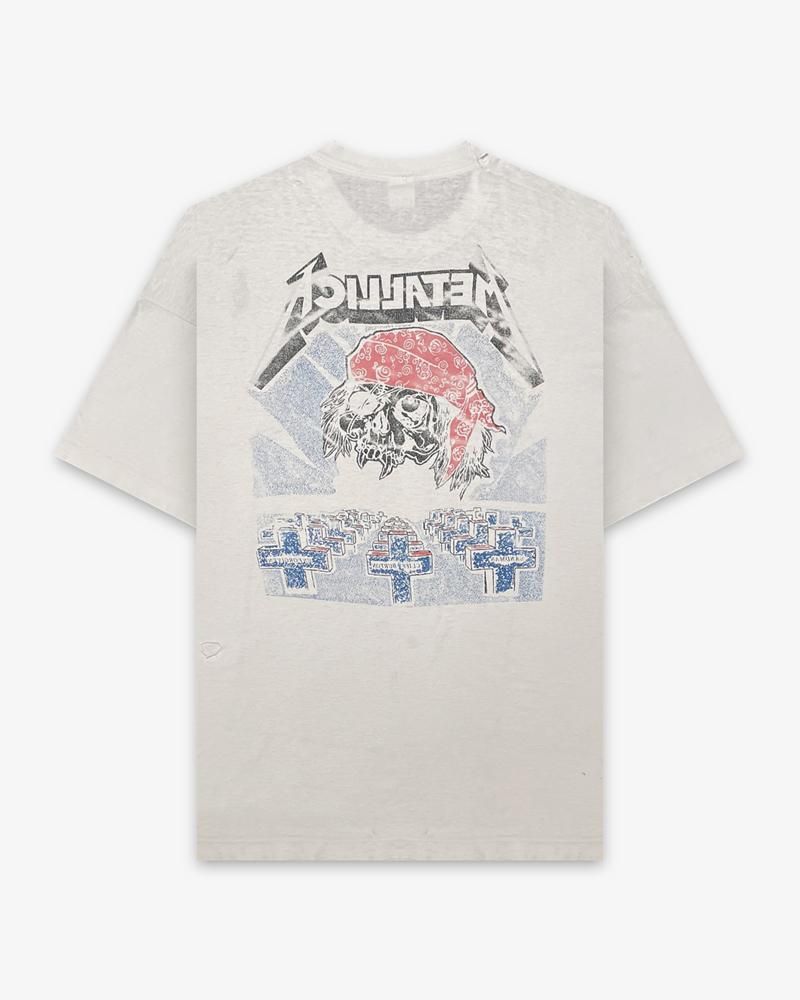 METALLICA 90' BOOTLEG TEE(FRUIT OF THE ROOM)