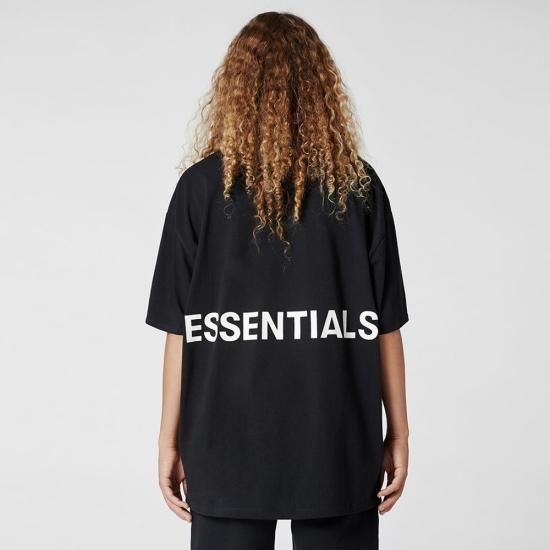 FOG ESSENTIALS | BOXY GRAPHIC T-SHIRT / BLACK