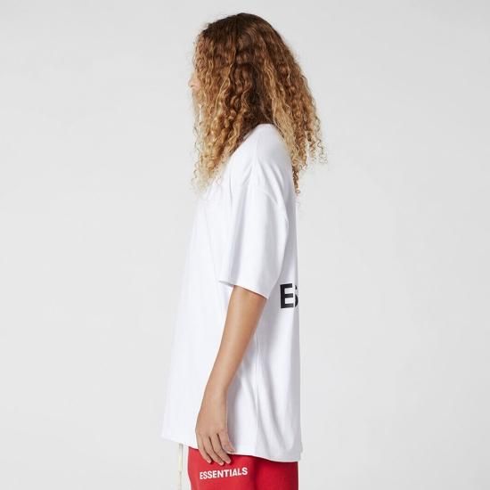 FOG ESSENTIALS | BOXY GRAPHIC T-SHIRT / WHITE