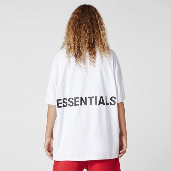 FOG ESSENTIALS | BOXY GRAPHIC T-SHIRT / WHITE