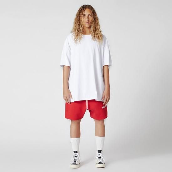 FOG ESSENTIALS | BOXY GRAPHIC T-SHIRT / WHITE