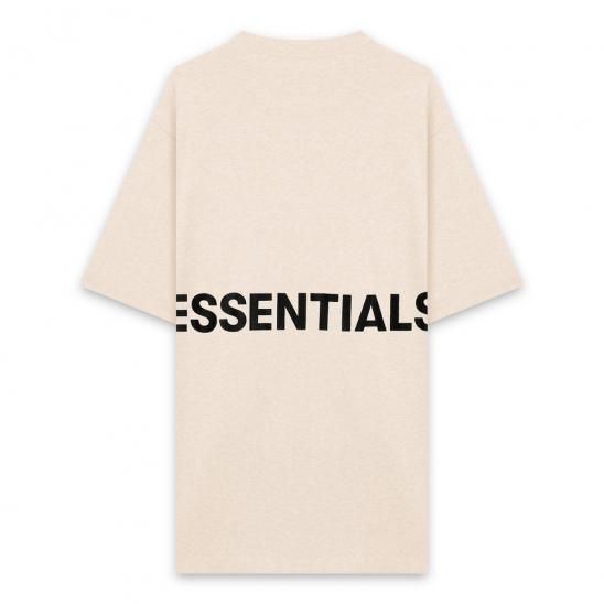 FOG ESSENTIALS | BOXY GRAPHIC T-SHIRT / BUTTER CREAM