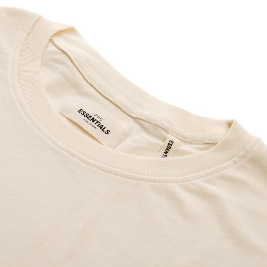 FOG ESSENTIALS | BOXY GRAPHIC T-SHIRT / BUTTER CREAM