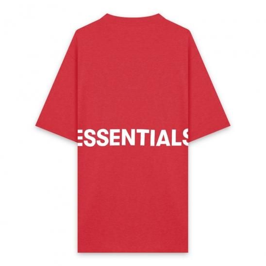 FOG ESSENTIALS | BOXY GRAPHIC T-SHIRT / RED